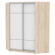 Шкаф-купе YA-198х1400-718-4(ДСС-Белый-D4D4)_344838