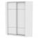 Шкаф-купе YA-198х1250-1(Белый-D4D4)_357342