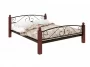 Кровать Вероника Lux Plus 1800х2000 Коричневая_133190