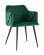 Стул с подлокотниками Джоэл велюр Зеленый_416541