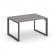 Стайл Проджект Стол переговорный SN-59O.SPRG-002.3 Серый Пепел/Металл Антрацит 1180*980*750 _3820740