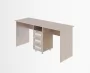 Стол двойной Остин Модуль №13 Ясень шимо светлый/белый_146826