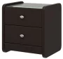 Тумба прикроватная с 2-мя ящиками №1 Шоколад_200372