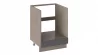 Шкаф напольный под бытовую технику Одри НБ1я_72(12)-60_1Я Дуб Сонома трюфель/Серый шелк_148845