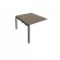 Проходной наборный элемент переговорного стола Metal System Б.ППРГ-1 Вяз/Антрацит_243744
