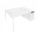 Рабочая станция с опорной тумбой Metal System Б.РС-СТП-2.3 Белый_239661