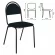 Стул для посетителей РС00М черный каркас кожзам Черный_179156