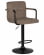 Стул барный DOBRIN KRUGER ARM BLACK (какао вельвет (LAR-E2041-05))_3074438