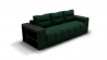 Диван Барон - 1 (ЗР) Цвет фасада: Зеленый; Тип: Прямой; Материал фасада: Металл/Велюр_797480