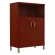 Стеллаж дверь ДСП с замком В420.3 Бургунди_19175