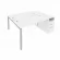Рабочая станция с опорной тумбой Metal System Б.РС-СТП-2.3 Белый/Серый_239662