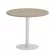 Стол журнальный круглый HOME OFFICE VR.SP-5-90.1 Дуб Аттик/Белый металл_230201