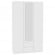 Шкаф распашный R-230х135х60-2-PO-M(Белый)_352977