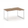Стайл Проджект Стол рабочий эргономичный SN-59O.SPA-022(R) Дуб Табак/Металл Белый/Белый Заглушка 158 _3861988