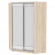 Шкаф-купе YA-230х1400-568-5(ДСС-Белый-D2D2)_346191