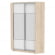 Шкаф-купе YA-230х1250-4(ДСС-Белый-D3D3)_345401