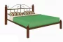 Кровать Диана Lux 1400х2000 Коричневая_133451