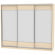 Шкаф-купе B-230х270х60-2(ДМ-D8D8D8)_356651