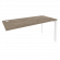 Стол-приставка на П-образном м/к к опорным элементам ONIX O.MP-SPR-4.7 Тиквуд Темный/Белый_252891