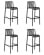 Стул барный DOBRIN CHLOE BAR (темно-серый) 4 шт_3637098