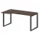 Стол криволинейный левый на О-образном м/к METAL SYSTEM БО.СА-1 Л Венге/Антрацит_247035