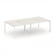Стайл Проджект Рабочая станция двухсторонняя SN-59P.DRS-054 Дуб Наварра/Металл Белый/Белый Заглушка _3811837