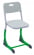 Стул ученический SMARTY регулируемый по высоте (рост 5-7) Зеленый/Серый_3680925