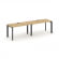Стайл Проджект Рабочая станция односторонняя SN-59P.ORS-003 Тиквуд Светлый/Металл Черный/Черный Загл _3815704