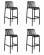 Стул барный DOBRIN CHLOE BAR (черный) 4 шт_3637096