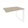 Стол-приставка на О-образном м/к к опорным элементам ONIX O.MO-SPR-1.7 Дуб Аттик/Белый_242202