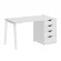Стол письменный HOME OFFICE VR.SP-3-138.4.A Белый/Белый металл_228581