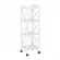 Стеллаж на колесных опорах - 4 полки LOFT  VR.L-MST.K-4.4 Металл белый Белый Бриллиант_227401