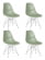 Стул обеденный DOBRIN DSR (ножки хром, цвет мятный (NX-G-09)) 4 шт_3636972