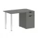 Стол письменный HOME OFFICE VR.SP-3-118.1 Металлик_228313