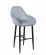 Стул барный Kent (Б) Грей/Черный_266568
