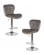 Стул барный DOBRIN BARNY (серый велюр (MJ9-75)) 2 шт_3636626