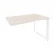 Стол-приставка на О-образном м/к к опорным элементам ONIX O.MO-SPR-2.7 Денвер Светлый/Белый_242212
