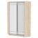 Шкаф-купе YA-230х1250-2(ДСС-Белый-D1D2)_345173