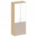 Шкаф высокий широкий SHIFT SK.ST-1.2R white Тиквуд Светлый/Капучино_257957