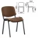 Стул для посетителей BRABIX Iso CF-005 Коричневый_219587