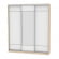 Шкаф-купе B-230х200х60-1(ДСС-Белый-D7D8D7)_356151