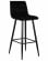 Стул барный DOBRIN NICOLE (черные матовые ножки, черный велюр (108-77))_409252