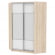 Шкаф-купе YA-230х1400-568-2(ДСС-Белый-D3D3)_345740
