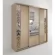 Шкаф-купе 3-х дверный Акцент-Вера ДС 2400х600 Дуб молочный_194730