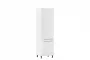Шкаф кухонный для холодильника 600 Герда ЛД 272.285.000 Белый/Белый глянец_193041