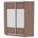 Шкаф-купе YA-198х1400-718-2(ЯШТ-D3D3)_344653