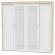 Шкаф-купе T-5-230х235х45-M(ДСС-Белый-4)_347903