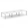 Стайл Проджект Рабочая станция двухсторонняя SN-59P.DRS-072 Белый/Металл Серый/Серебро Заглушка 3540 _3810670