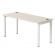 Стол прямой на металлокаркасе, опоры 90 гр Everprof EVO 254S008 Кашемир Белый_2485135