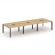 Стайл Проджект Рабочая станция двухсторонняя SN-59P.DRS-084 Тиквуд Светлый/Металл Черный/Черный Загл _3810166